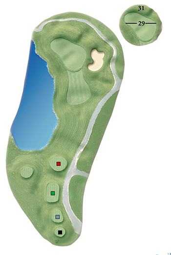 Blackstone National Golf Club – 11th Hole - Par 3 Layout