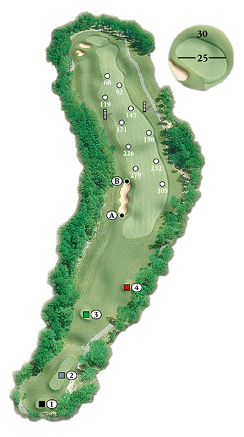 Blackstone National Golf Club – 2nd Hole - Par 5 Layout