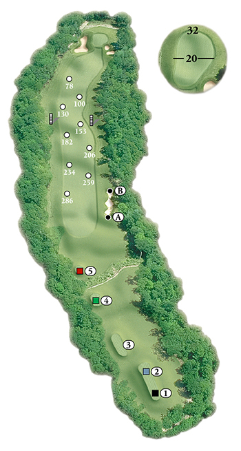 Blackstone National Golf Club – 16th Hole - Par 5 Layout