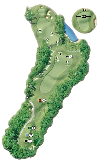 Blackstone National Golf Club – 18th Hole - Par 5 Layout
