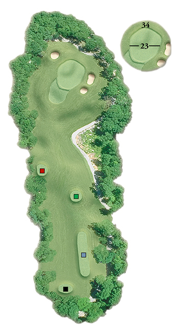 Blackstone National Golf Club – 7th Hole - Par 4 Layout