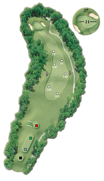 Blackstone National Golf Club – 17th Hole - Par 4 Layout